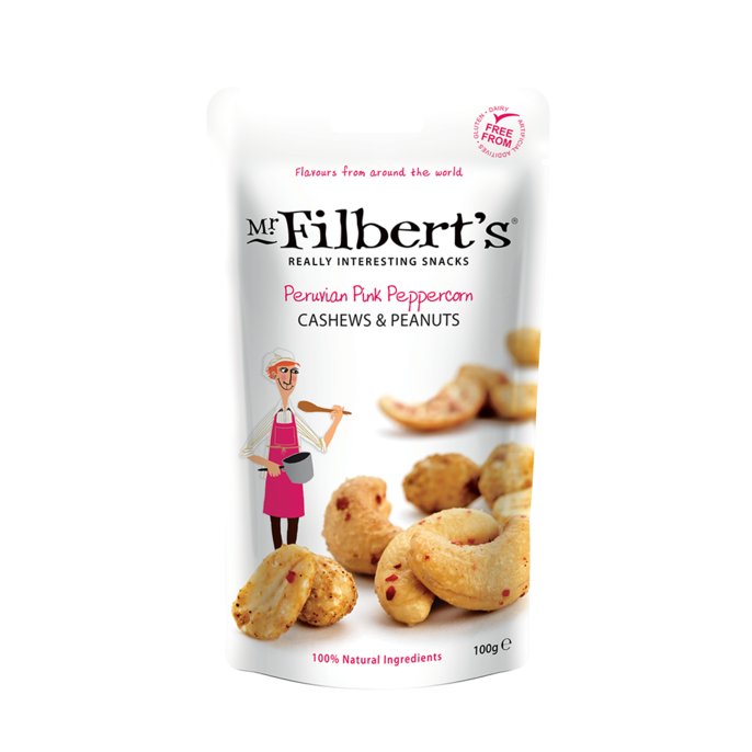 Filbert's Peruvian Pink Peppercorn Cashews & Peanuts – Okakei Boutique Distributor