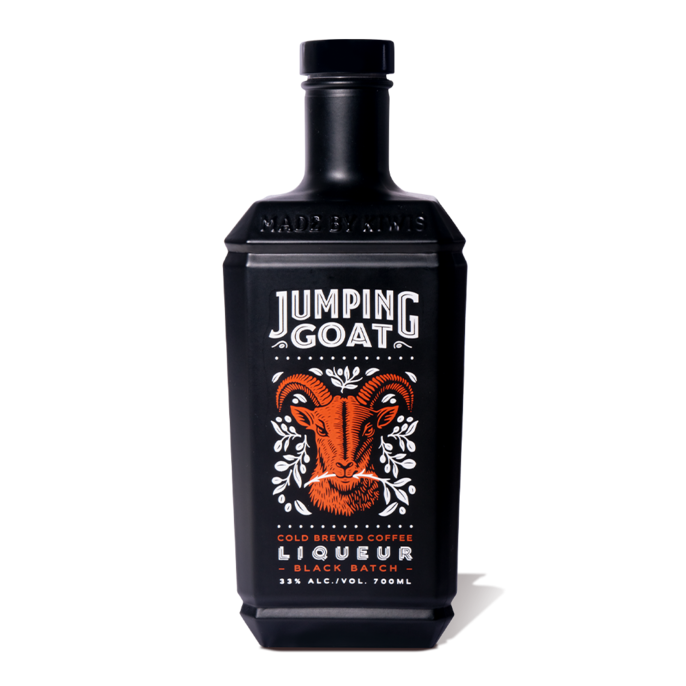 Jumping Goat Cold Brewed Coffee Liqueur Black Batch with Whisky